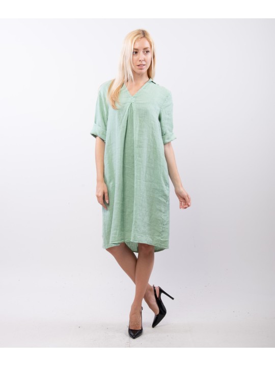 abito camicia in lino