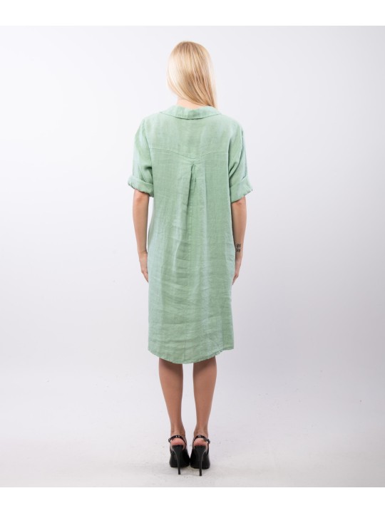 abito camicia in lino