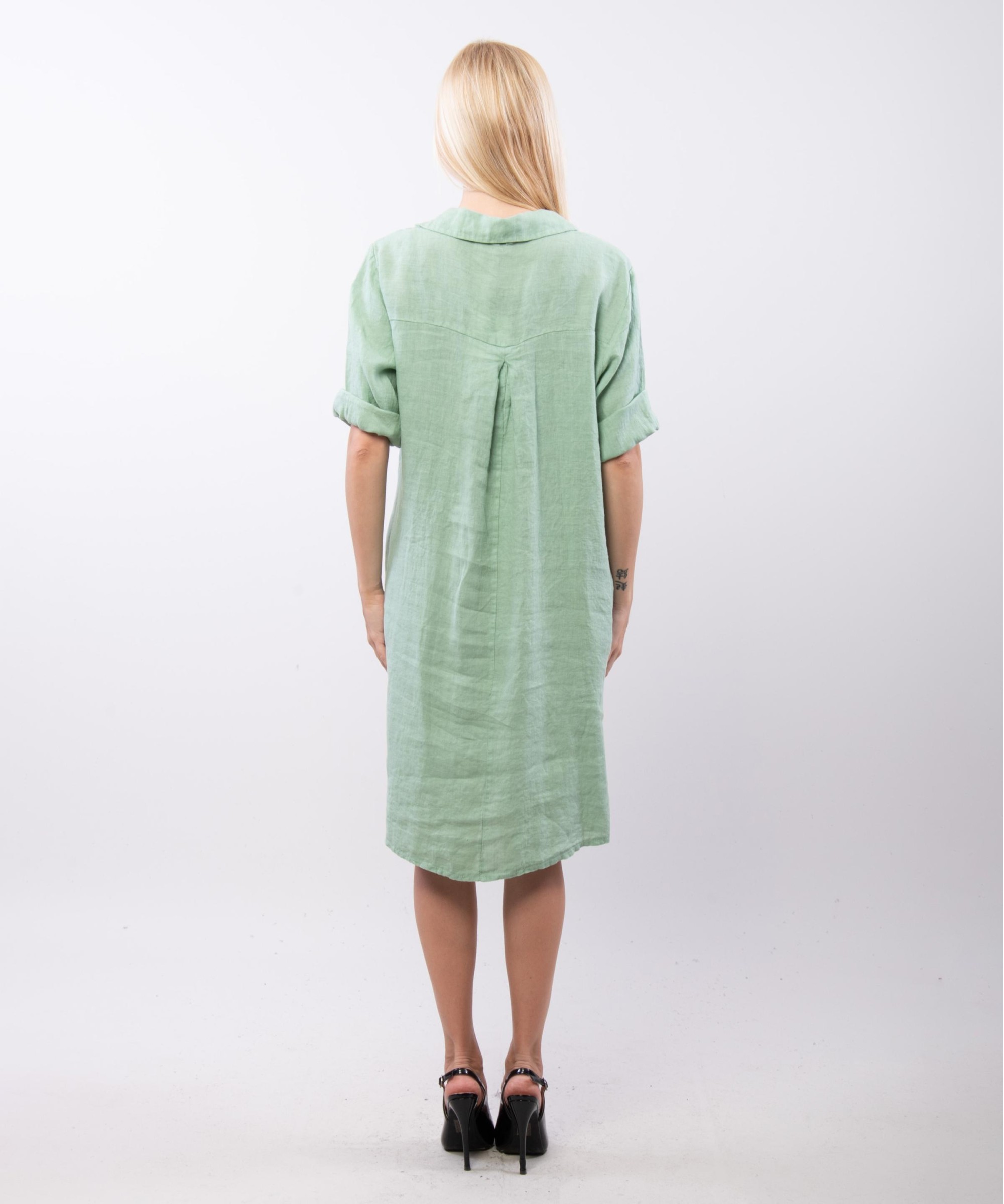 abito camicia in lino