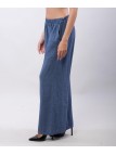 Pantaloni a Palazzo di Lino con Elastico