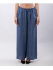 Pantaloni a Palazzo di Lino con Elastico