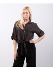 Camicia Lino Classica con Nodo
