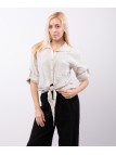 Camicia Lino Classica con Nodo