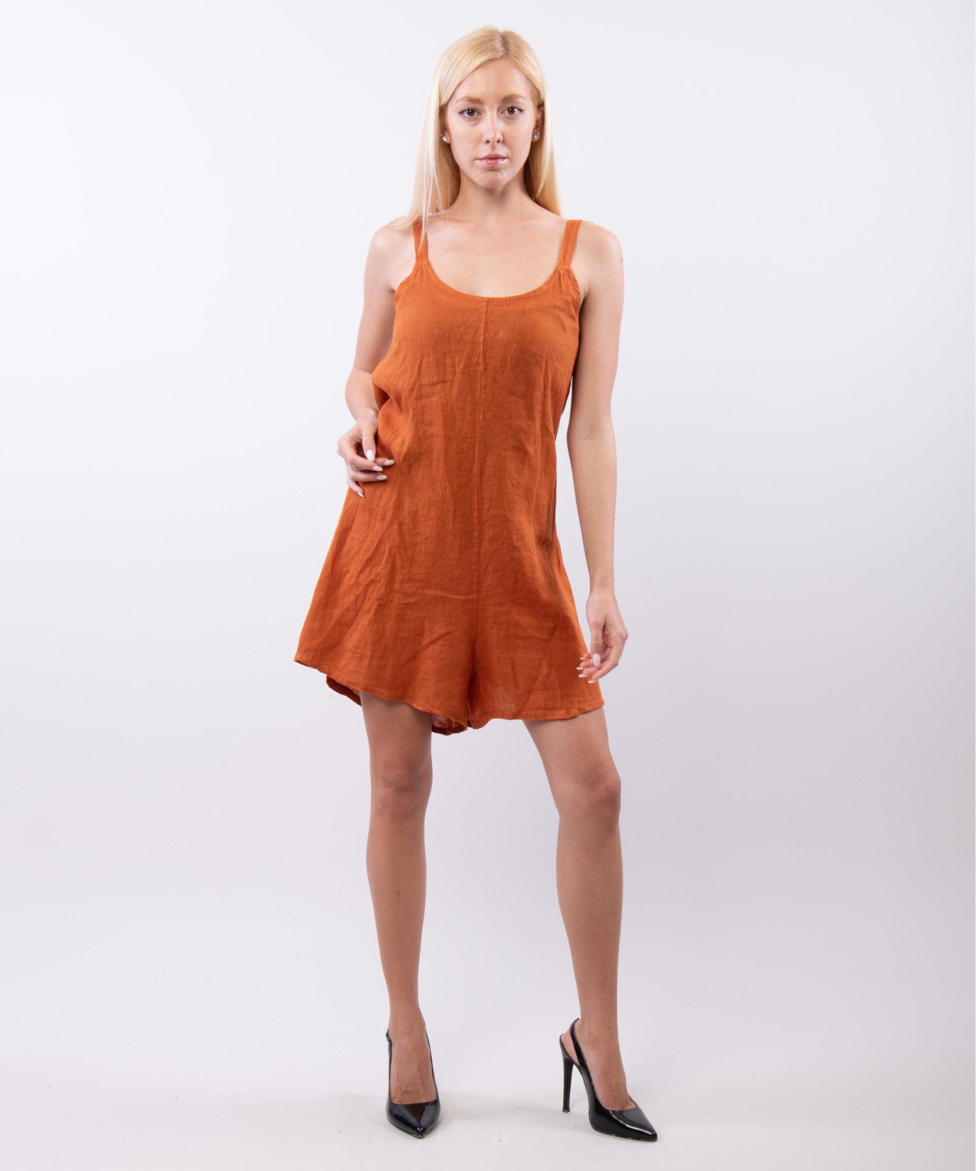 Tuta Shorts Lino