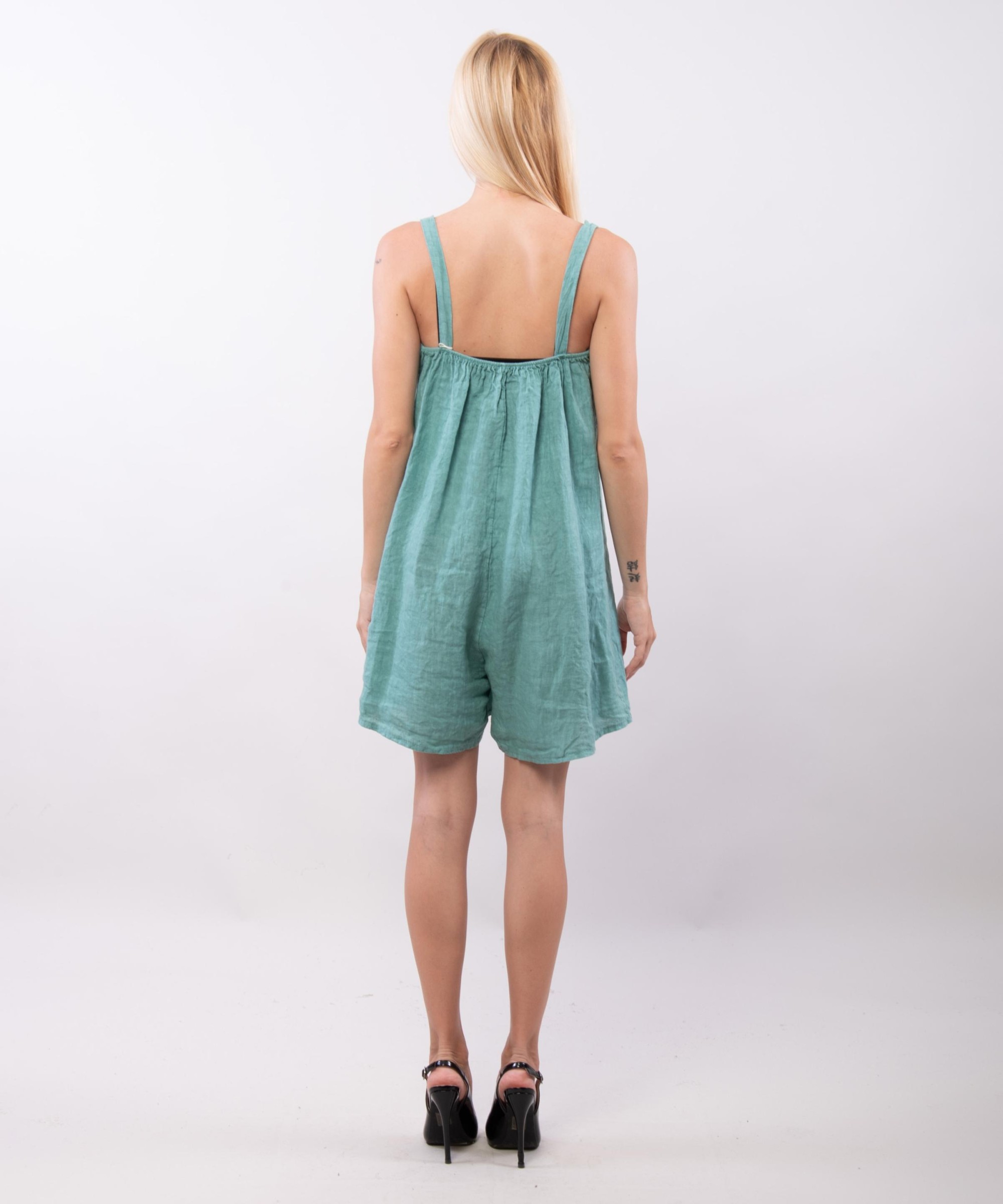 Tuta Shorts Lino