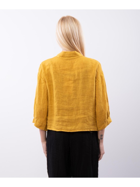 Camicia di Lino Cropped
