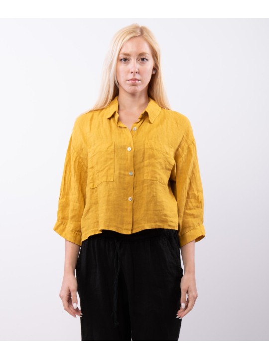 Camicia di Lino Cropped