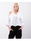 Camicia di Lino Cropped