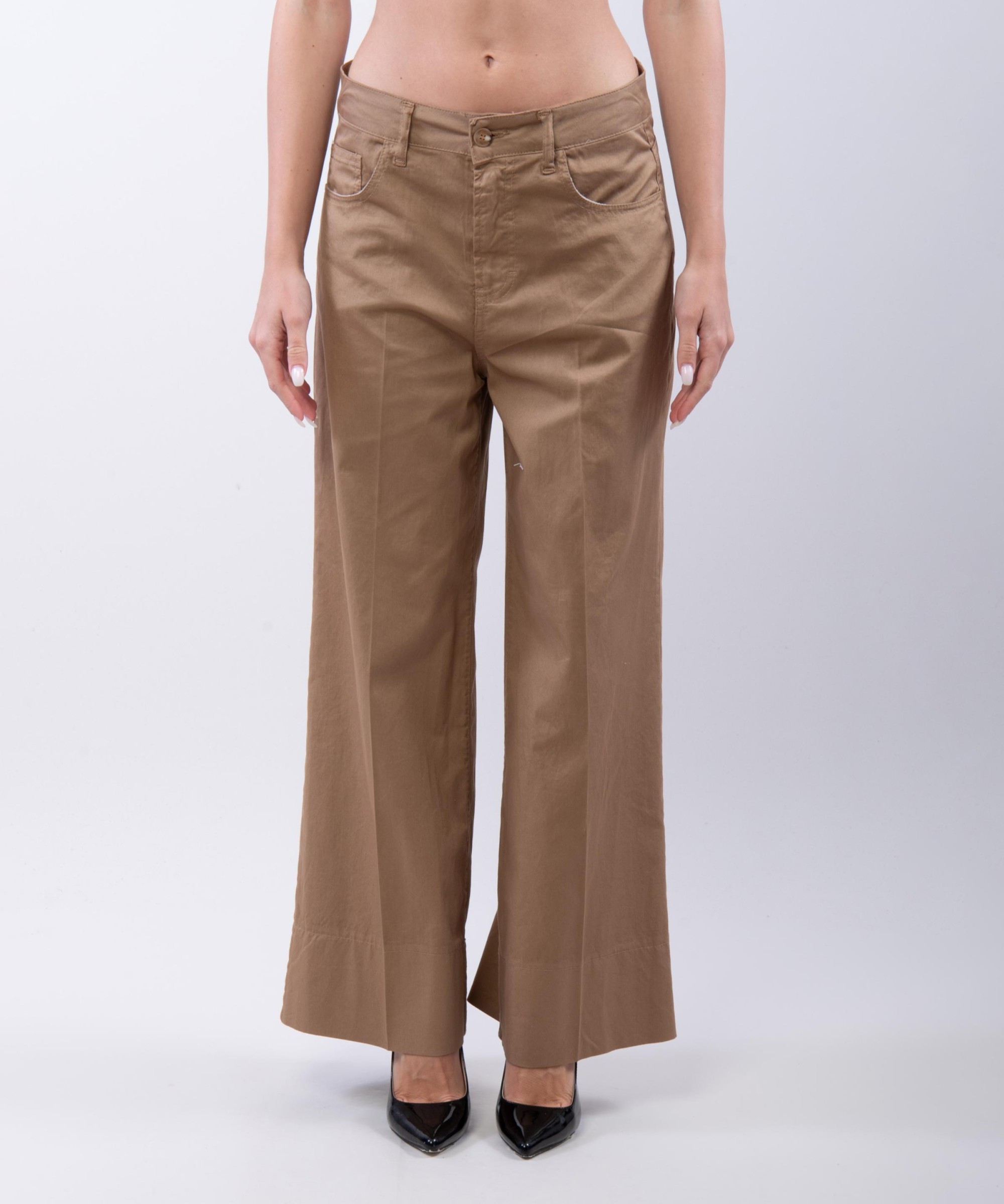 Pantaloni Culotte in Cotone