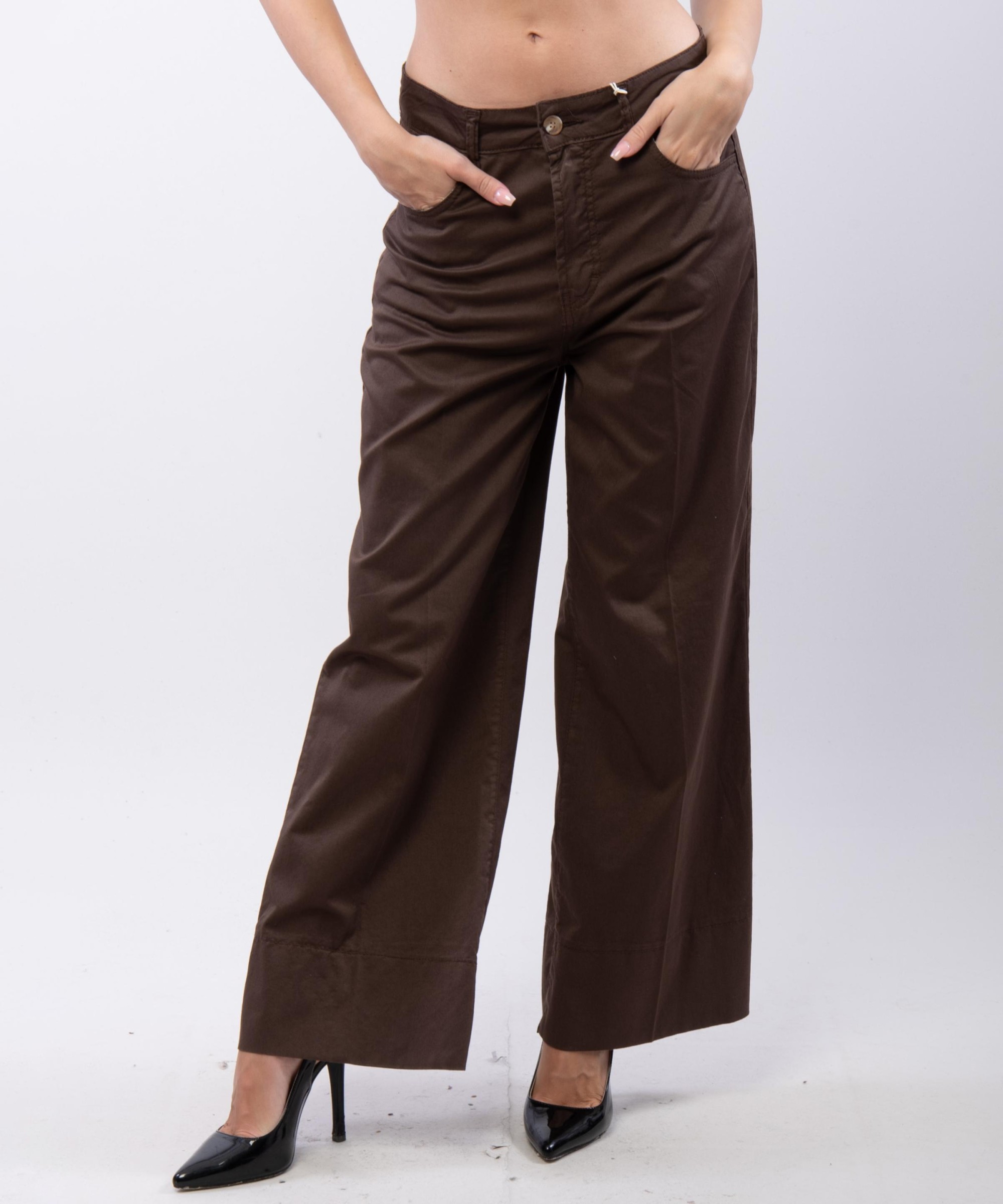 Pantaloni Culotte in Cotone