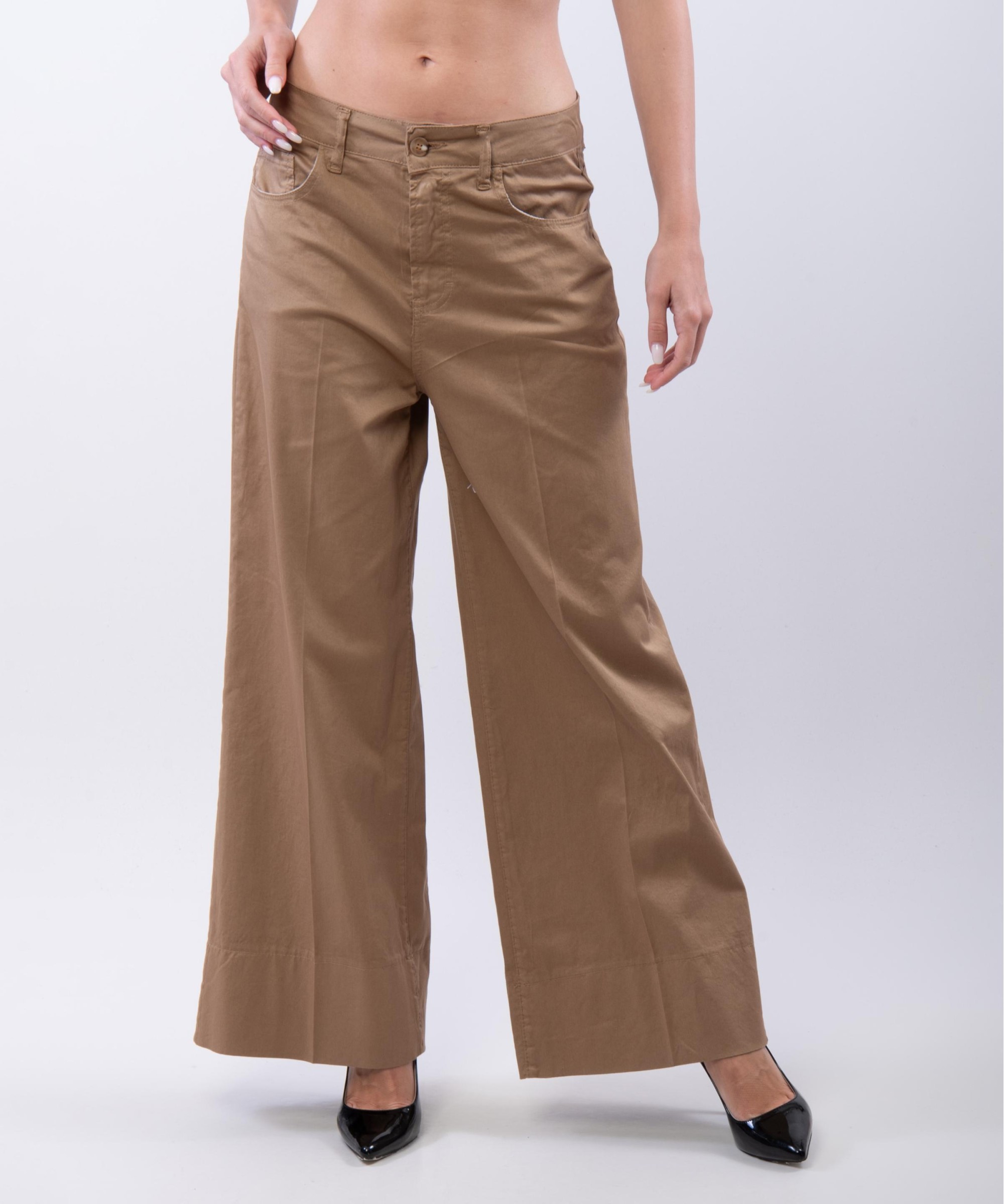 Pantaloni Culotte in Cotone