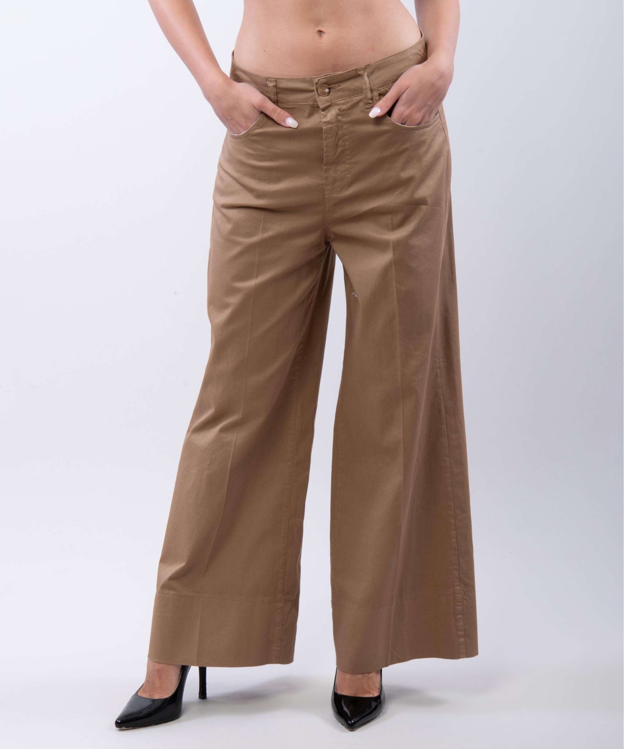 Pantaloni Culotte in Cotone
