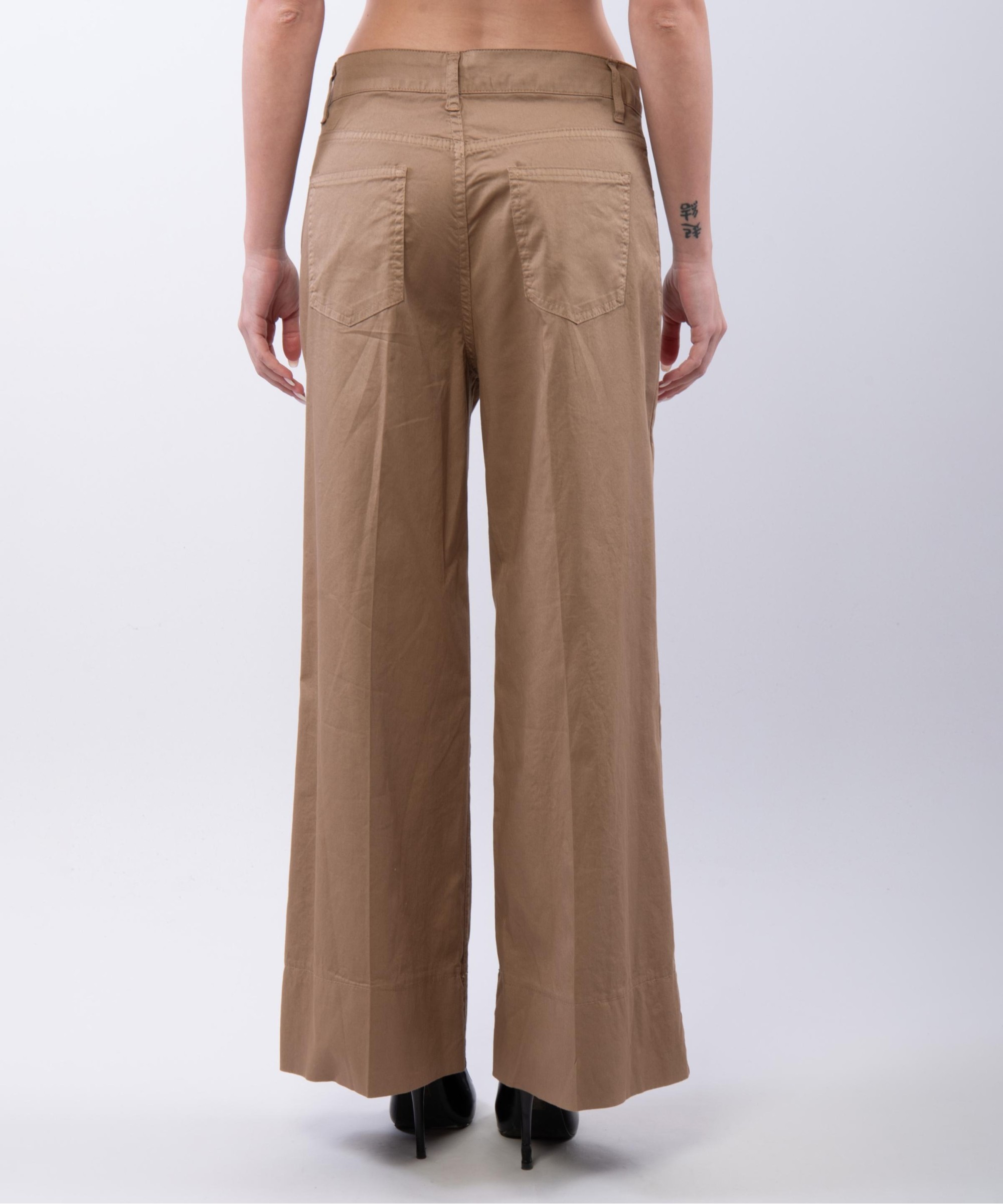 Pantaloni Culotte in Cotone