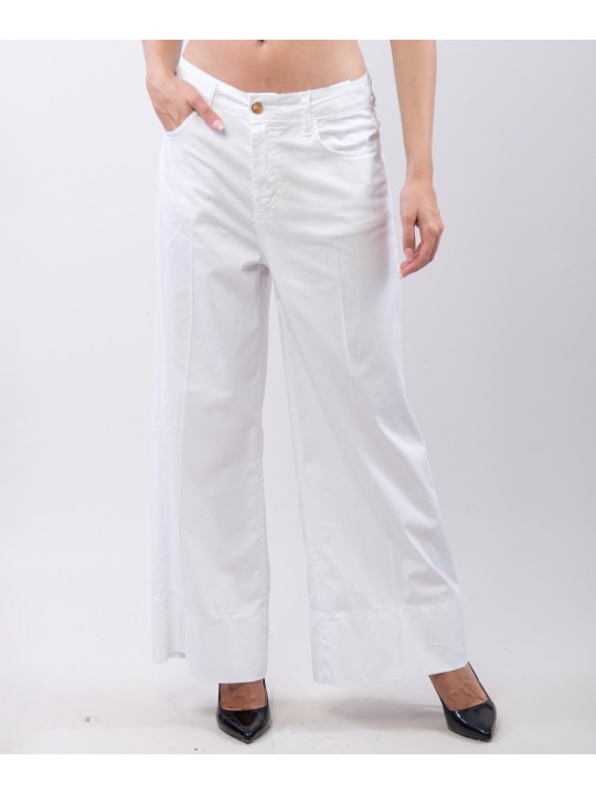 Pantaloni Culotte in Cotone