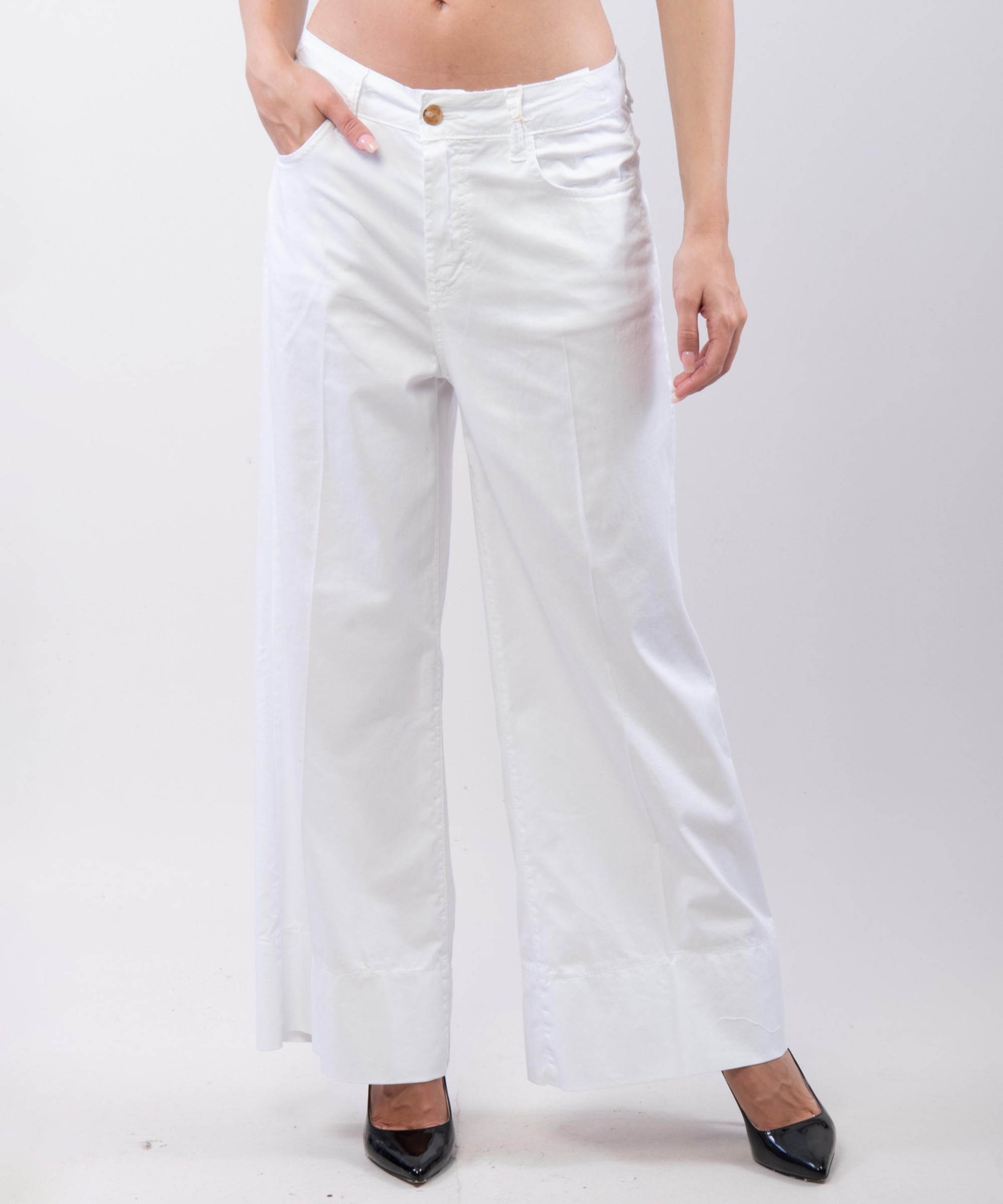 Pantaloni Culotte in Cotone