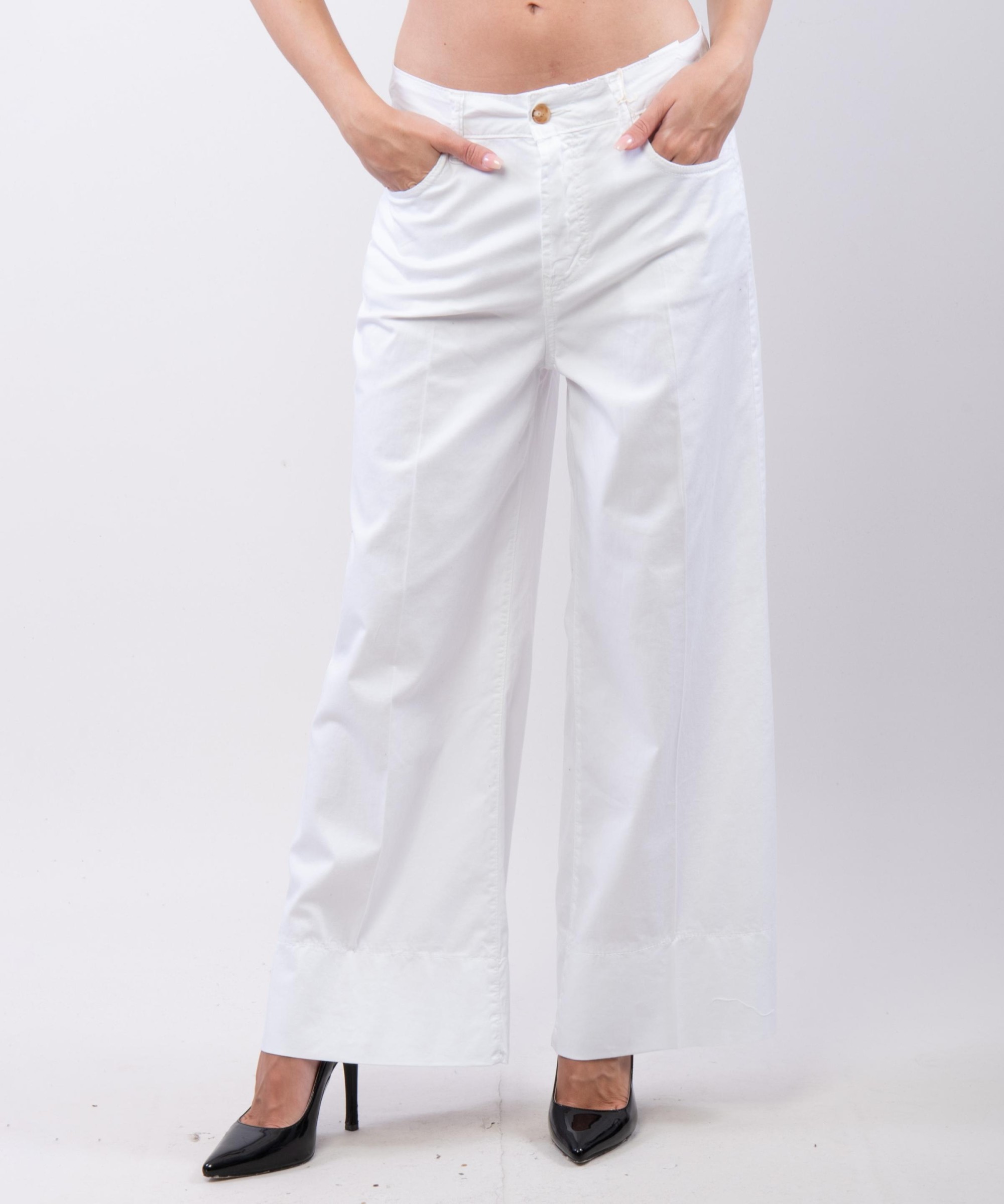 Pantaloni Culotte in Cotone