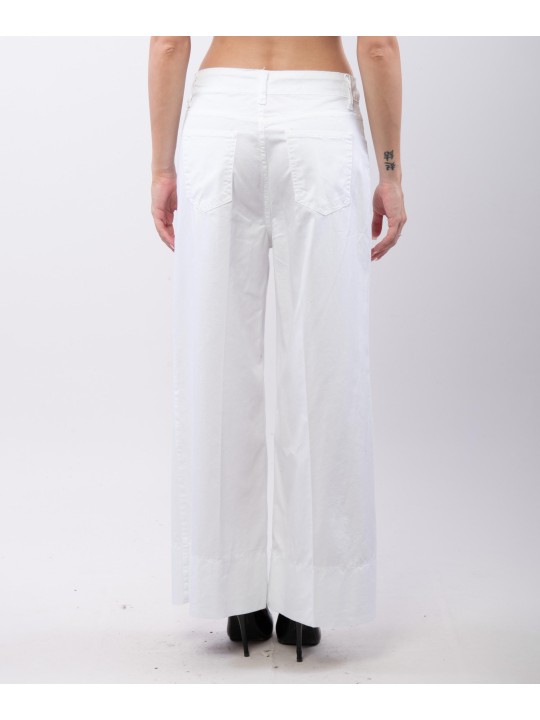Pantaloni Culotte in Cotone