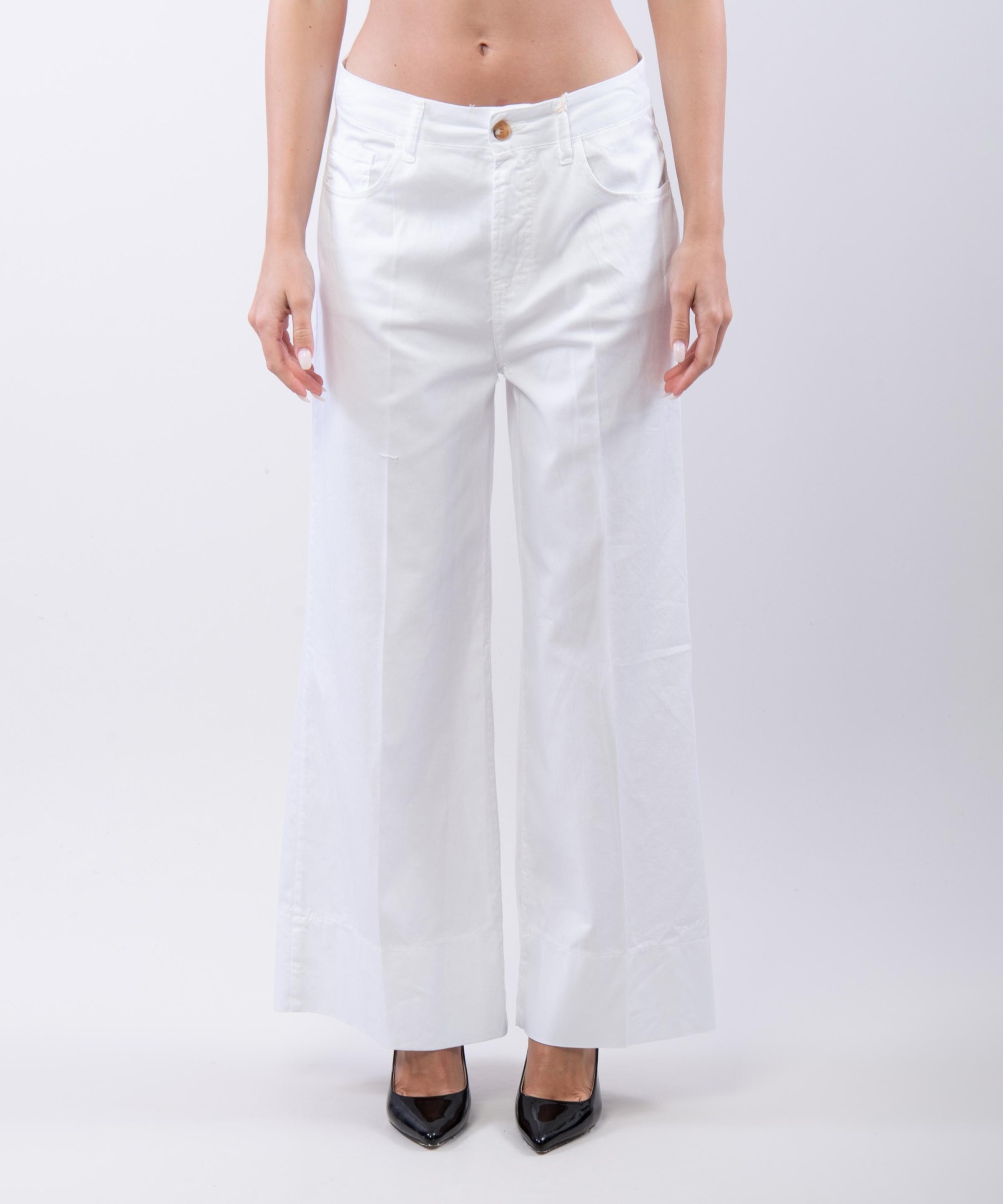 Pantaloni Culotte in Cotone