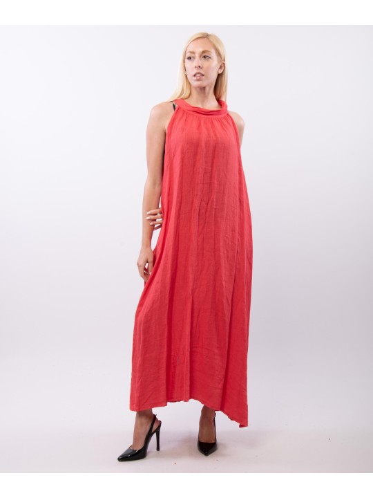 Abito Halter con bottoni dietro