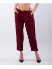 Pantaloni Relaxed Dritti con cintura