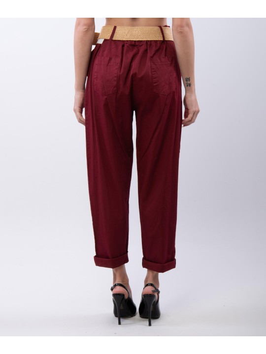 Pantaloni Relaxed Dritti con cintura