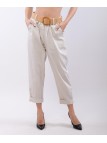 Pantaloni Relaxed Dritti con cintura