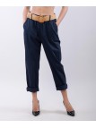 Pantaloni Relaxed Dritti con cintura