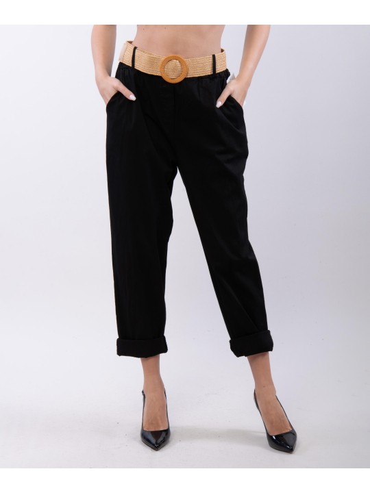 Pantaloni Relaxed Dritti con cintura