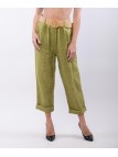 Pantalone lino con cintura