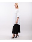 Top Lino Oversize con Ricamo