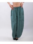 Pantalone Lino a Palloncino con tasche