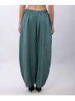 Pantalone Lino a Palloncino con tasche