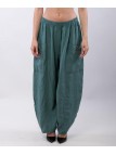Pantalone Lino a Palloncino con tasche
