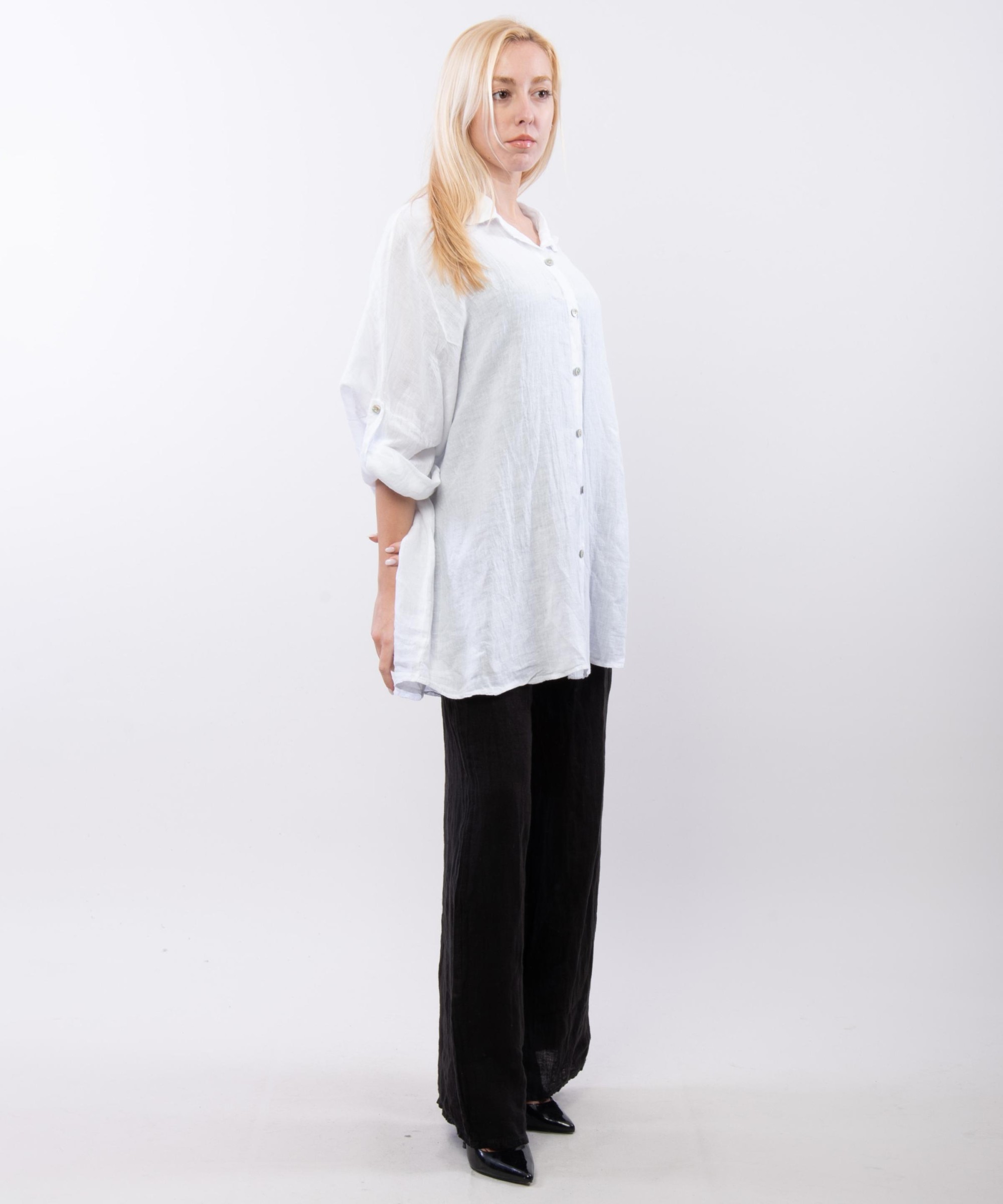 Camicia Lino Oversize
