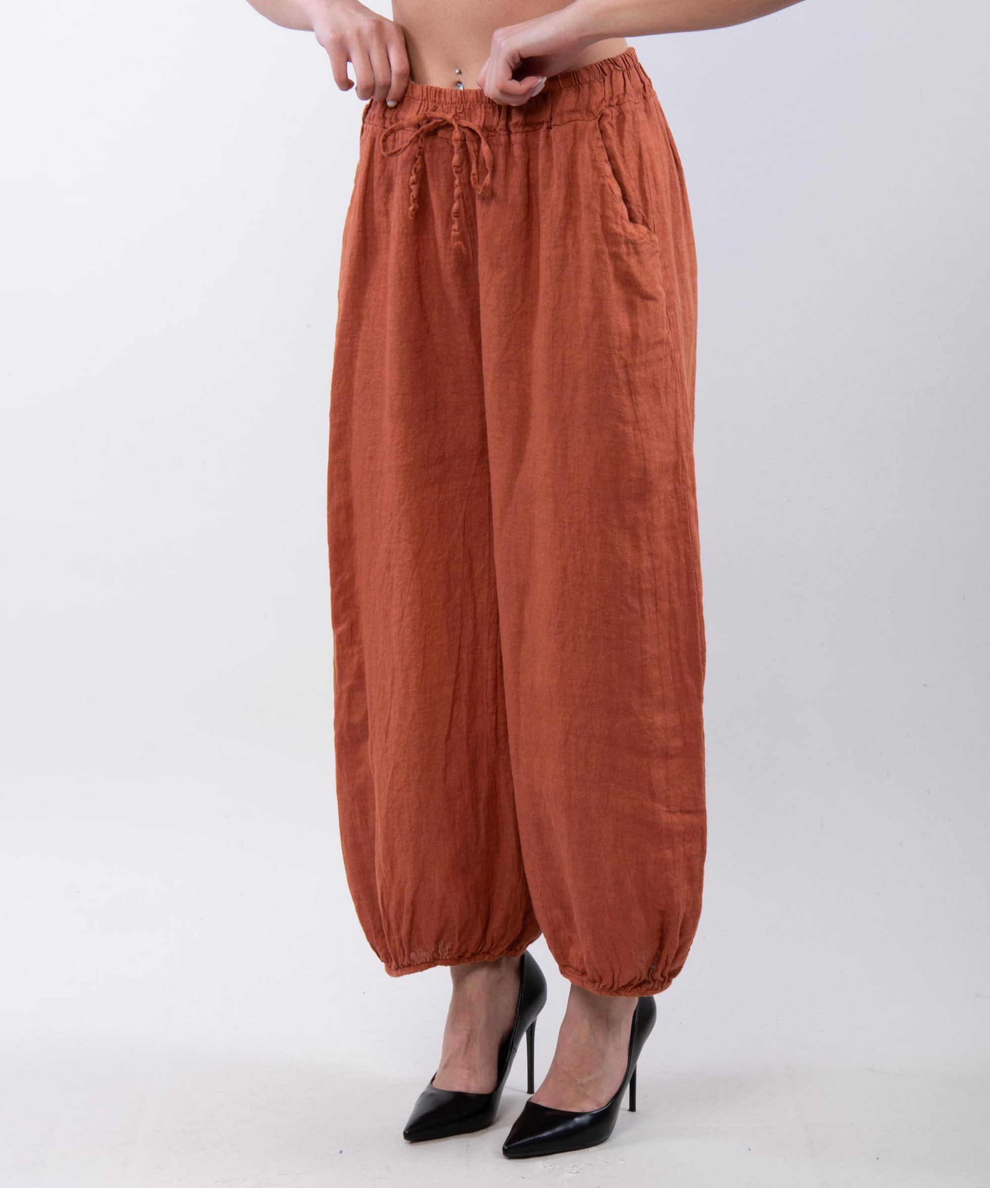 Pantalone Lino a Palloncino