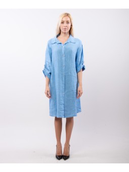 camicia lunga con bottoni
