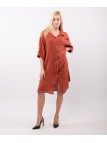 camicia lunga con bottoni