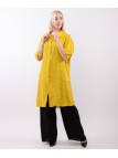 camicia lunga con bottoni