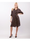 camicia lunga con bottoni