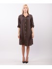 camicia lunga con bottoni