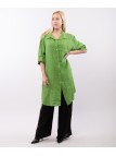 camicia lunga con bottoni