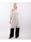 camicia lunga con bottoni
