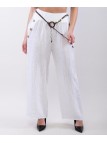 Pantalone con bottoni sulle tasche
