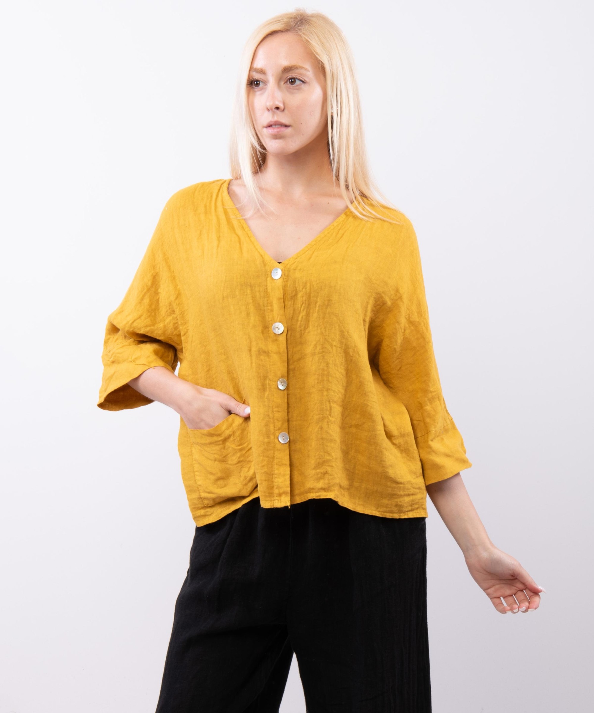 Giacca di Lino con Tasca