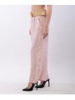 Pantalone Culotte Lino con Cintura