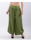 Culotte di Lino con Fascia elasticizzata