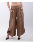 Culotte di Lino con Fascia elasticizzata