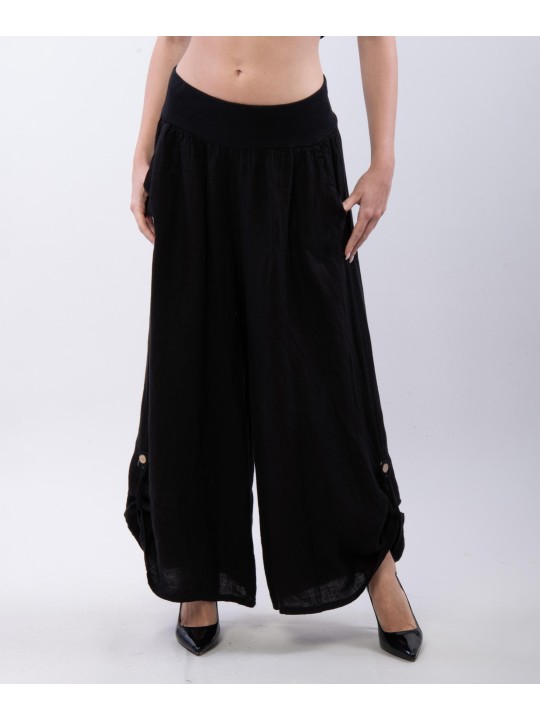 Culotte di Lino con Fascia elasticizzata