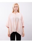 Top Lino Oversize con Bottoni
