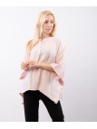 Top Lino Oversize con Bottoni